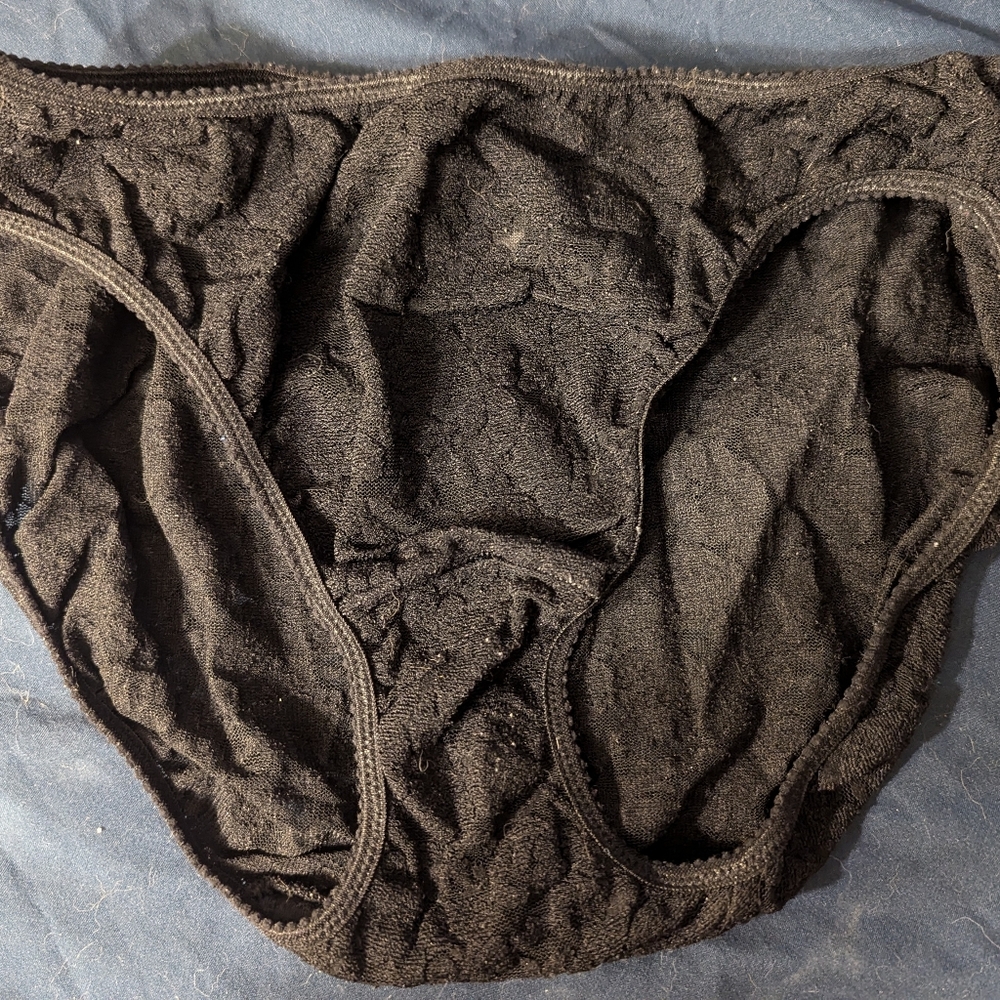 Vintage Victoria's Secret Black Bikini